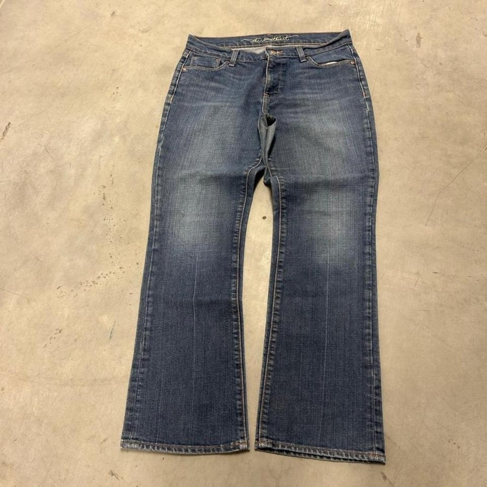 Y2K Dark Wash Baggy Bootcut‎ Wide Leg Jeans